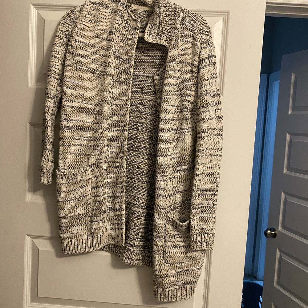 GAP space dye long cardigan